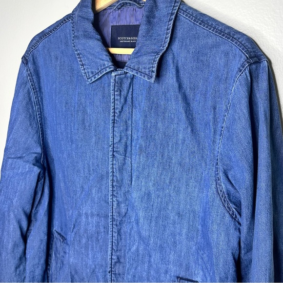 Scotch & Soda Amsterdams Blauw Denim Jacket - Picture 6 of 14